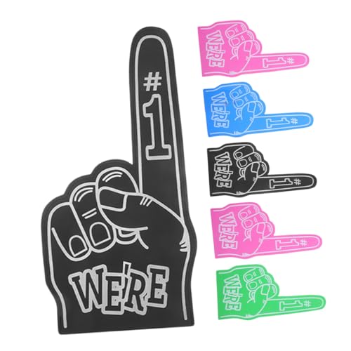 Supvox 6 Stück Eva Finger Hand Cheerleading Requisiten Teiliges für Sportveranstaltungen Schulfeiern und Partys Wiederverwendbare Fingerhüllen für Sicheren Anfeuer Spaß Supvox 6 Stück Eva Finger Hand Cheerleading Requisiten Teiliges für Sportveranstaltungen Schulfeiern und Partys Wiederverwendbare Fingerhüllen für Sicheren Anfeuer Spaß von Supvox