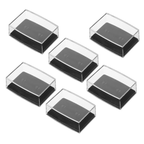 Supvox 6 Stück Herren Manschettenknopf Box Teiliges Schmuckschatulle mit Schwarzem Innenfutter Dekorative Aufbewahrung für Manschettenknöpfe Stilvolle Präsentation für Besondere Anlässe Supvox 6 Stück Herren Manschettenknopf Box Teiliges Schmuckschatulle mit Schwarzem Innenfutter Dekorative Aufbewahrung für Manschettenknöpfe Stilvolle Präsentation für Besondere Anlässe von Supvox
