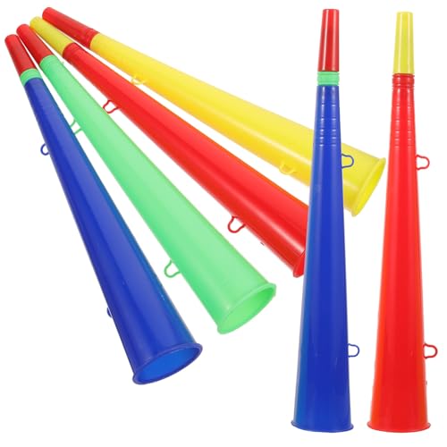 Supvox 6 Stück Lautsprecher Aus Kunststoff Party Jubel Prost Hörner Farbe Streich Sportspiel Trompete Sportfans Trompete Spiel Horn Leuchtendes Wildhorn Zufällige Farbe Supvox 6 Stück Lautsprecher Aus Kunststoff Party Jubel Prost Hörner Farbe Streich Sportspiel Trompete Sportfans Trompete Spiel Horn Leuchtendes Wildhorn Zufällige Farbe von Supvox