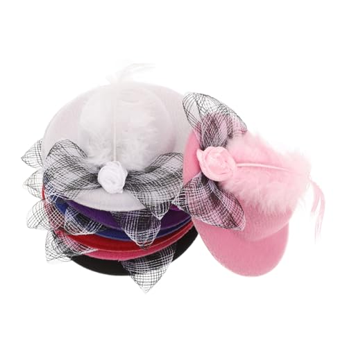 Supvox 6 Stück Minihüte zum Basteln Prinzessin Tea-Party-Hüte schnell Haarpuppe Kostüm Puppenaccessoires Puppenhut Kleiner Zylinder zum Basteln Miniaturhut Mini-Zylinder Polyester Supvox 6 Stück Minihüte zum Basteln Prinzessin Tea-Party-Hüte schnell Haarpuppe Kostüm Puppenaccessoires Puppenhut Kleiner Zylinder zum Basteln Miniaturhut Mini-Zylinder Polyester von Supvox