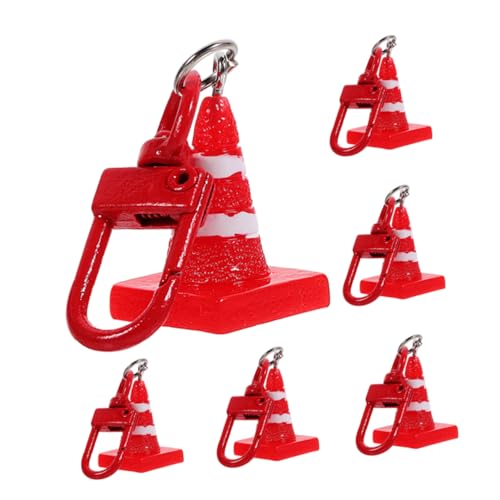 Supvox 6 Stück Straßenkegel-anhänger Kleiner Verkehrskegel Verkehrskegel- Leitkegel Ornament Mini -verkehrskegel Ampel-schlüsselanhänger Mini -schlüsselbund Metall Supvox 6 Stück Straßenkegel-anhänger Kleiner Verkehrskegel Verkehrskegel- Leitkegel Ornament Mini -verkehrskegel Ampel-schlüsselanhänger Mini -schlüsselbund Metall von Supvox
