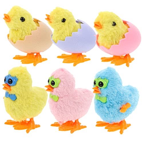 Supvox 6 Stück Teiliges Aufziehspielzeug Bunte Hühnchen Figuren Lustige Osterparty Mitgebsel für Kleine Wind Up Spielfiguren als Geschenkbeutel Füller Geeignet Supvox 6 Stück Teiliges Aufziehspielzeug Bunte Hühnchen Figuren Lustige Osterparty Mitgebsel für Kleine Wind Up Spielfiguren als Geschenkbeutel Füller Geeignet von Supvox