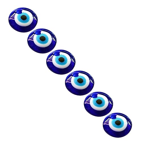 Supvox 6 Stück Teiliges Evil Eye Charms Langlebige und Leichte Anhänger für DIY Schmuckherstellung Geeignet für Armbänder Halsketten Schlüsselanhänger Sicheres Schmuckzubehör für Supvox 6 Stück Teiliges Evil Eye Charms Langlebige und Leichte Anhänger für DIY Schmuckherstellung Geeignet für Armbänder Halsketten Schlüsselanhänger Sicheres Schmuckzubehör für von Supvox