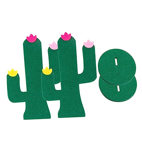 Supvox 6 Stück Sommer Filz Dekoration Flamingo Ananas Kaktus Kreative Party Dekoration für Kinderzimmer und Feste Leicht und Tragbar für Hawaii Themenpartys von Supvox