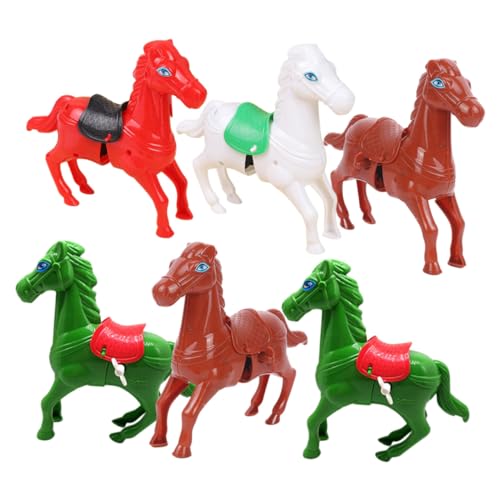 Supvox 6 Stück Teiliges Wind Up Pferdespielzeug Mechanische Spielzeuge mit Realistischem Design Bunte Mitgebsel für Kindergeburtstage Lustige Geburtstagsgastgeschenke für Zufällige Farbe Supvox 6 Stück Teiliges Wind Up Pferdespielzeug Mechanische Spielzeuge mit Realistischem Design Bunte Mitgebsel für Kindergeburtstage Lustige Geburtstagsgastgeschenke für Zufällige Farbe von Supvox