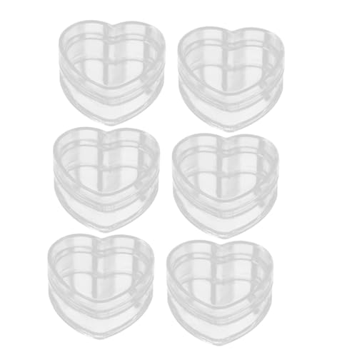 Supvox 6 Stück Transparente Herzförmige Geschenkboxen Multifunktionale Aufbewahrungsboxen für Süßigkeiten Schmuck Partydeko für Hochzeit Supvox 6 Stück Transparente Herzförmige Geschenkboxen Multifunktionale Aufbewahrungsboxen für Süßigkeiten Schmuck Partydeko für Hochzeit von Supvox