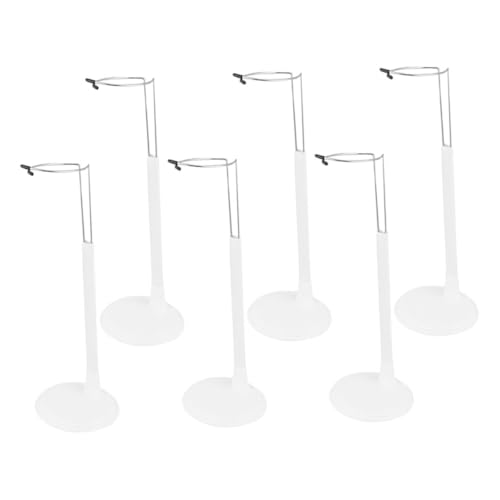 Supvox 6 Stück Verstellbare Puppenständer Kunststoff Stabile Doll Display Frames für Actionfiguren Modellfiguren Einfache Puppenhalter für Puppenhaus und Vitrinen Supvox 6 Stück Verstellbare Puppenständer Kunststoff Stabile Doll Display Frames für Actionfiguren Modellfiguren Einfache Puppenhalter für Puppenhaus und Vitrinen von Supvox
