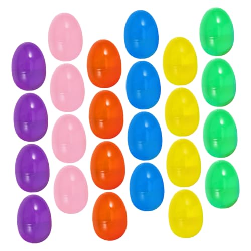 Supvox 60 Stück Ostereier favorisieren blaue Eier Jagd Jumbo-Eier Eier Dekorationen Süßigkeiten Kind befüllbar füllen Fälschung gefälscht für Mädchen Plastikei Osterei-Partyzubehör pp von Supvox