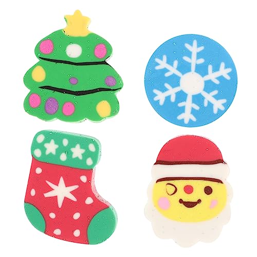 Supvox 60 Stück Weihnachts Radiergummis aus Weichem Gummi Bunte Cartoon Motive Wie Rentier und Weihnachtsmann Umweltfreundlich als für Schüler Praktische Radierer für Schule und Supvox 60 Stück Weihnachts Radiergummis aus Weichem Gummi Bunte Cartoon Motive Wie Rentier und Weihnachtsmann Umweltfreundlich als für Schüler Praktische Radierer für Schule und von Supvox