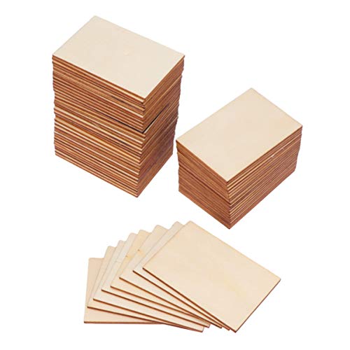 Supvox 60 Stücke Rechteckig Holzscheiben zum Basteln und Bemalen Baumscheiben Naturholzscheiben Holz Streudeko für Hochzeit Mittelstücke Tischdeko DIY Handwerk Supvox 60 Stücke Rechteckig Holzscheiben zum Basteln und Bemalen Baumscheiben Naturholzscheiben Holz Streudeko für Hochzeit Mittelstücke Tischdeko DIY Handwerk von Supvox