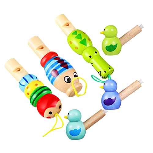 Supvox 6Stücke Teiliges Cartoon Tier Pfeifen Lustige Holzspielzeuge Für Partys Und Spielstunden Und Sicher Für Stundenlangen Spaß Supvox 6Stücke Teiliges Cartoon Tier Pfeifen Lustige Holzspielzeuge Für Partys Und Spielstunden Und Sicher Für Stundenlangen Spaß von Supvox