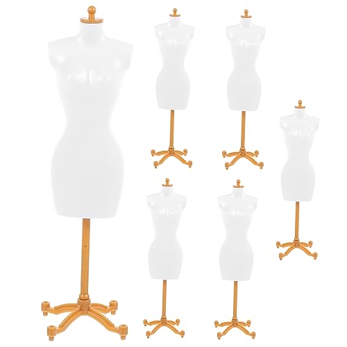 Supvox 6Stücke Teiliges Puppenständer Für Puppenkleider Robuste Kleiderbügel Aus Hochwertigem Zum Ausstellen Von Anzügen Shirts Und Schmuck Für Puppen von Supvox