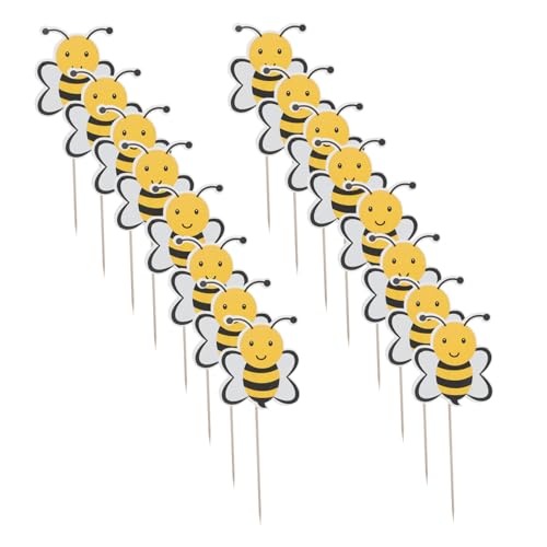 Supvox 72 Stück Teiliges Bienen cupcake deko Niedliche Honigbienen picks für Geburtstagsfeiern Babypartys und Themenpartys Leichte Einweg kuchendekoration für Einfache Festgestaltung Supvox 72 Stück Teiliges Bienen cupcake deko Niedliche Honigbienen picks für Geburtstagsfeiern Babypartys und Themenpartys Leichte Einweg kuchendekoration für Einfache Festgestaltung von Supvox