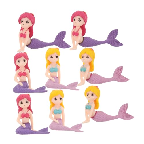 Supvox 8 Stück Meerjungfrau Figuren Dekorative Unterwasser Ornamente für Aquarien und Torten aus Hochwertigem Resin für Partys und Kreative Tischdekorationen Supvox 8 Stück Meerjungfrau Figuren Dekorative Unterwasser Ornamente für Aquarien und Torten aus Hochwertigem Resin für Partys und Kreative Tischdekorationen von Supvox