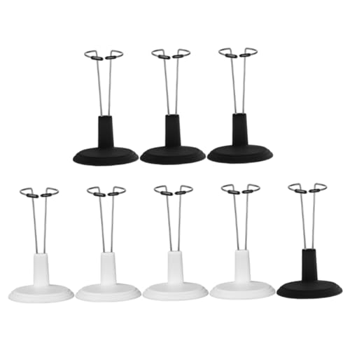 Supvox 8 Stück Stützrahmen für Puppen nach vertikaler Puppenständer einfaches Puppenregal Puppengestelle tragbarer Puppenständer Puppenhalter-Organizer Figurenständer PVC von Supvox