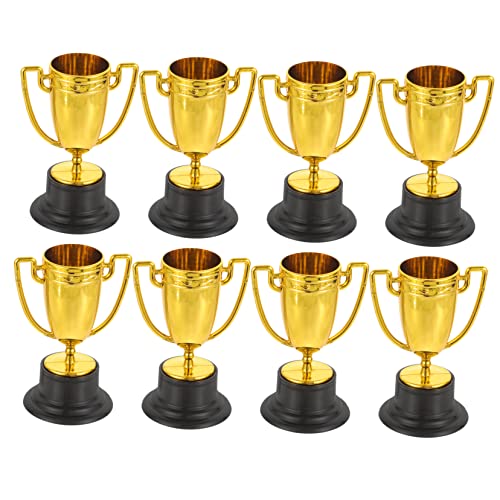 Supvox 8 Stück Teiliges Mini Trophäen für Kunststoff Sportpreis Goldfarben Leichte Kinderpokale Partydeko für Wettbewerbe Schulveranstaltungen und Kindergeburtstag Wiederverwendbar Supvox 8 Stück Teiliges Mini Trophäen für Kunststoff Sportpreis Goldfarben Leichte Kinderpokale Partydeko für Wettbewerbe Schulveranstaltungen und Kindergeburtstag Wiederverwendbar von Supvox