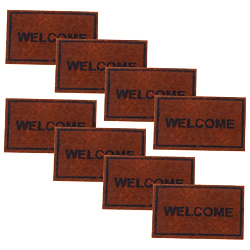 Supvox 8 Stücke Mini Puppe Boden Matte Landschaft Teppich Vlies Teppich Für Mini Dekoration Supvox 8 Stücke Mini Puppe Boden Matte Landschaft Teppich Vlies Teppich Für Mini Dekoration von Supvox