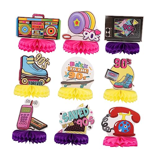 Supvox 9 Stück Teiliges Retro Disco Waben Mittelstücke für Jahre Partydekoration Zubehör für Geburtstagsfeiern Hochzeiten und Freundestreffen Langlebige und Kreative Papierdekorationen Supvox 9 Stück Teiliges Retro Disco Waben Mittelstücke für Jahre Partydekoration Zubehör für Geburtstagsfeiern Hochzeiten und Freundestreffen Langlebige und Kreative Papierdekorationen von Supvox