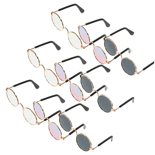 Supvox 9 Teiliges Puppenbrillen Zubehör Augen Styling Brillen Für Puppen Formen Unsere Dekorativen Brillen Dekore Praktische Brillen Spielzeuge Lustige Brillen Dekore Stilvolle von Supvox