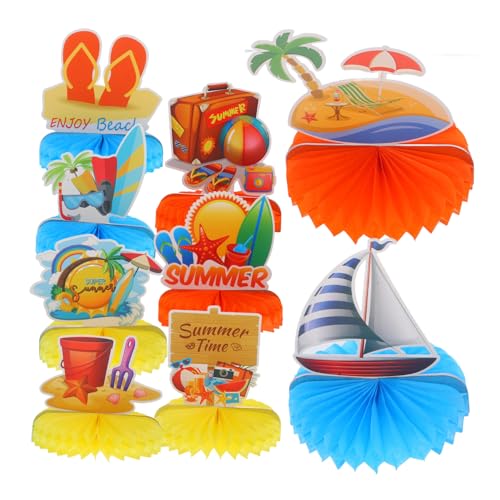 Supvox 9 Teiliges Sommerparty Dekorationsset Partyzubehör Strohhalm Aufblasbare Strandparty Dekorationen Strand Waben Mittelstücke Luau Tropische Aloha Geburtstagsparty Supvox 9 Teiliges Sommerparty Dekorationsset Partyzubehör Strohhalm Aufblasbare Strandparty Dekorationen Strand Waben Mittelstücke Luau Tropische Aloha Geburtstagsparty von Supvox
