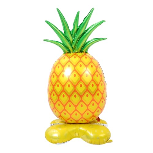 Supvox Ananas-Ballon hawaii party deko sommer party deko hochzeit dekoration gelbe ballons Blase Ananas-Folienballon hawaii folienballons Luftballons für die Party Aluminiumfolie Yellow von Supvox