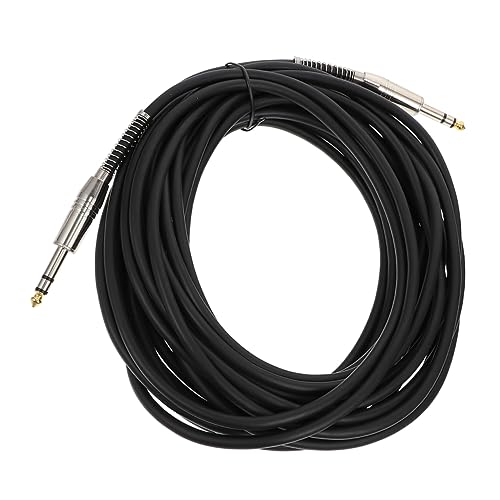 Supvox Audioleitung kabel für elektrische gitarre Gitarrenanschluss Audiokabel lautsprecher Mikrofonkabel Guitar Patch -Kabel Gitarrenkabel kupferummantelter Aluminiumdraht Schwarz von Supvox