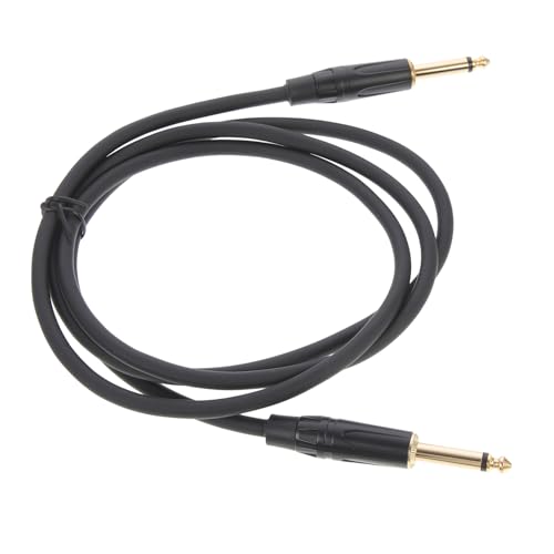 Supvox Audiolinie Männlich Zu Männlich Kabel Für E-gitarre Gitarrenverstärkerkabel Mikrofonkabel Von Stecker Zu Stecker Guitar Patch -kabel Lautsprecher Audioverbindungskabel Pvc Schwarz von Supvox