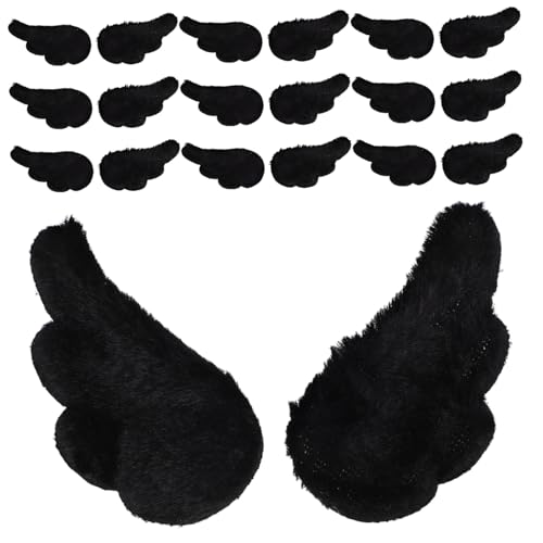 Supvox Deko-Set 10 Paar Stoffflügel Zum Aufnähen Zum Basteln Für Jungen Und Mädchen Deko Kostüme von Supvox