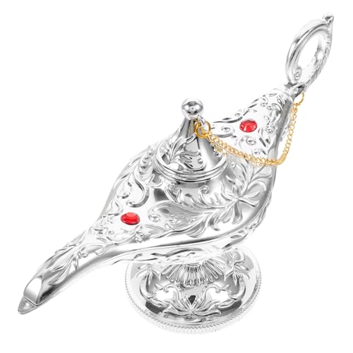 Supvox Dekoration Ornament Esszimmer Tisch Retro Wunschlampe Schmuck Retro Wunschlampe Desktop Lampe Dekorative Vintage Lampe Silber Pp Supvox Dekoration Ornament Esszimmer Tisch Retro Wunschlampe Schmuck Retro Wunschlampe Desktop Lampe Dekorative Vintage Lampe Silber Pp von Supvox