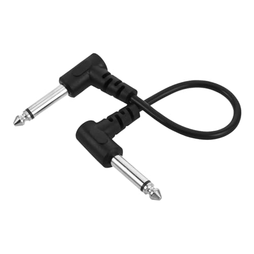 Supvox E Gitarrenkabel Mxr Patchkabel E Gitarren Amp Adapter Spitze Gitarreninstrumentenkabel Pedalboard Ebs Patchkabel Gitarrenzubehör Geschirmtes Kabel Xlr Tester Pvc Leder Schwarz von Supvox