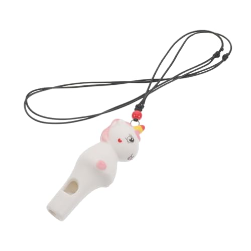 Supvox Einhorn Keramikpfeife für Sicherer Whistle mit Charmantem Design für Partys und und Funktional für Taschen und Schlüsselanhänger Supvox Einhorn Keramikpfeife für Sicherer Whistle mit Charmantem Design für Partys und und Funktional für Taschen und Schlüsselanhänger von Supvox
