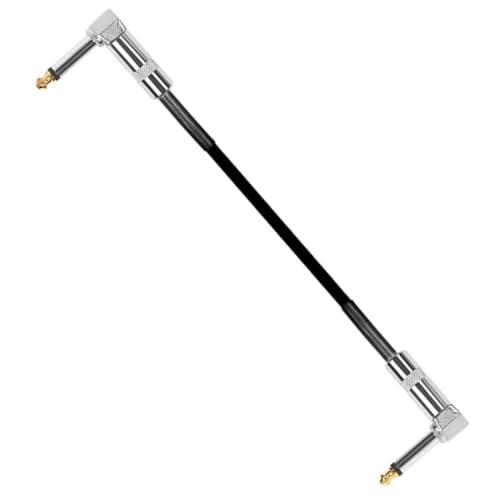 Supvox Gitarren Patchkabel für Effektpedale Metallkopf Rauschunterdrückung Langlebig und Zuverlässig für Elektrische Instrumente von Supvox
