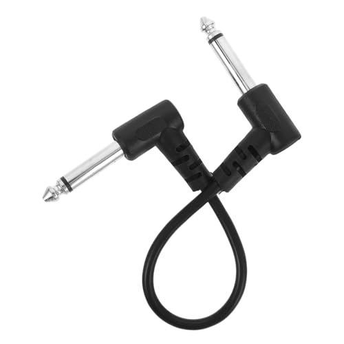 Supvox Gitarrenkabel Rechtwinklig Nylon Geflochten Kupferstecker für Effektpedale Rauscharmes Patchkabel Kompatibel mit Gitarren Schnelle Signalübertragung für Pedalboard Musiker Supvox Gitarrenkabel Rechtwinklig Nylon Geflochten Kupferstecker für Effektpedale Rauscharmes Patchkabel Kompatibel mit Gitarren Schnelle Signalübertragung für Pedalboard Musiker von Supvox