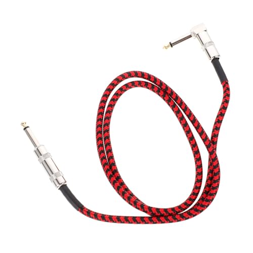 Supvox Gitarrenkabel Verlängerung Geflochtene Audio Verbindungskabel Robust Kratzfest Störungsfrei für Musikinstrumente und Gitarrenadapter von Supvox