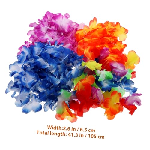 Supvox Hawaii Party Blumenkranz mit Halsketten Armbändern Stirnbändern Bunte Blumendeko für Tropische Strandfest Hula Geburtstag Zubehör Supvox Hawaii Party Blumenkranz mit Halsketten Armbändern Stirnbändern Bunte Blumendeko für Tropische Strandfest Hula Geburtstag Zubehör von Supvox