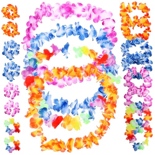 Supvox Hawaiian Party Dekoration Teiliges Blumenkronen mit Stirnbändern Armbändern Halsketten für Luau Beach Festival Hochzeit Party Deko und Fotografie Supvox Hawaiian Party Dekoration Teiliges Blumenkronen mit Stirnbändern Armbändern Halsketten für Luau Beach Festival Hochzeit Party Deko und Fotografie von Supvox