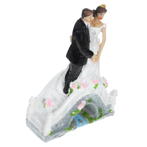 Supvox Hochzeitskuchendekoration Und Figur Romantischer Tortenaufsatz Für Hochzeitsfeiern Multifunktionale Dekoration Für Hochzeitstorte von Supvox