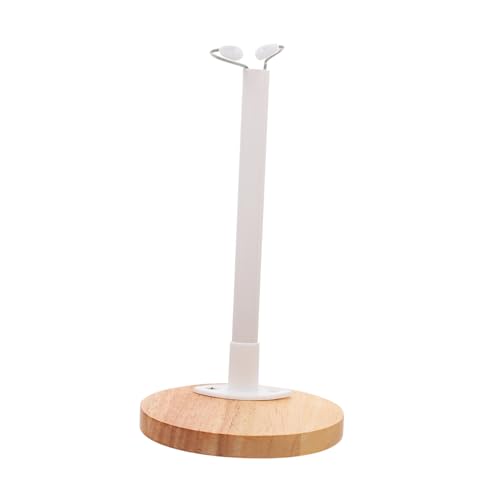 Supvox Holz Puppenständer Höhenverstellbar mit Rundem Sockel Praktischer Puppenhalter für Weiche Spielzeugfiguren Stilvolles Doll Display Rack zur Doll Aufbewahrung und Präsentation von Supvox