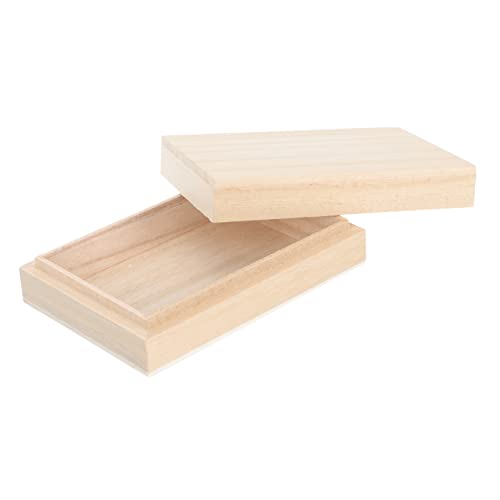 Supvox Holzspielkarten Aufbewahrungsbox Kreative Rechteckige Pokerkarten Speicherbox Aus Unbehandeltem Holz Für Kartenspiele Supvox Holzspielkarten Aufbewahrungsbox Kreative Rechteckige Pokerkarten Speicherbox Aus Unbehandeltem Holz Für Kartenspiele von Supvox