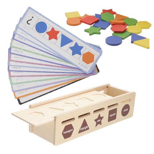 Supvox Holzspielzeug Farben Sortierbox Motorisches Lernspielzeug für Kleinkinder Farbenfrohes Formensortierspiel zur Feinmotorikförderung und Konzentration Sicheres Pädagogisches für Ab Supvox Holzspielzeug Farben Sortierbox Motorisches Lernspielzeug für Kleinkinder Farbenfrohes Formensortierspiel zur Feinmotorikförderung und Konzentration Sicheres Pädagogisches für Ab von Supvox