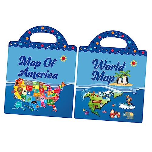Supvox Karten-Sticker-Buch Sticker Books Kid Sticker Book Aufkleberbuch für Aufkleberbuch für Kleinkinder wiederaufklebbares Stickerbuch Aufkleberbücher für PVC von Supvox