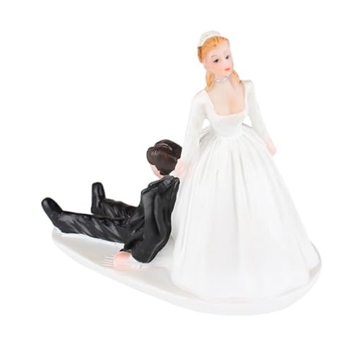 Supvox Kuchendekorationen Für Den Bräutigam Kuchendeckel Hochzeitsaufsätze Für Kuchen Hochzeitstorte Topper Braut Und Bräutigam Hochzeitsfiguren Tortenaufleger Für Hochzeitspaare Harz von Supvox