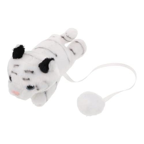 Supvox Kuscheltier Tiger Mit Magnetverschluss Süßes Plüschspielzeug Für Cosplay Und Tier-themenpartys Hautfreundliches Material Für Stundenlangen von Supvox