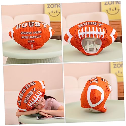 Supvox Lustiger Cosplay Partyhut Football Form Weicher Plüschkopfputz Leichtem Baumwollmaterial für Fasching Karneval Verkleidungen und Festveranstaltungen Supvox Lustiger Cosplay Partyhut Football Form Weicher Plüschkopfputz Leichtem Baumwollmaterial für Fasching Karneval Verkleidungen und Festveranstaltungen von Supvox