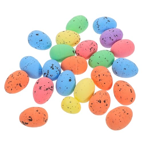 Supvox Mini Ostereier Deko Kreative Gepunktete Schaumstoff Eier Fürfache Party und Wohnraumdekorationen Osterornamente für Ansprechendes Fest von Supvox