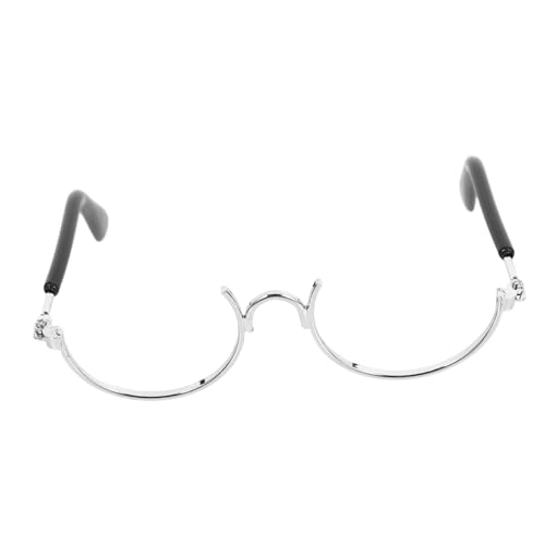 Supvox Miniatur Metallrand Brille für Puppen und Stofftiere Halbrandige Transparente Sonnenbrille Vielseitiges Puppenhaus Zubehör für Cosplay und Kreative Rollenspiele Supvox Miniatur Metallrand Brille für Puppen und Stofftiere Halbrandige Transparente Sonnenbrille Vielseitiges Puppenhaus Zubehör für Cosplay und Kreative Rollenspiele von Supvox