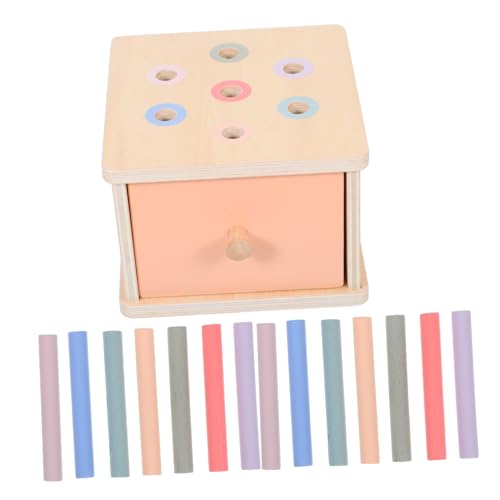 Supvox Montessori Form Sortierbox Kognitiven Entwicklung für Kleinkinder Edukatives Lernspielzeug mit Geometrischen Formen für Vorschulkinder Unterstützt Logisches und von Supvox