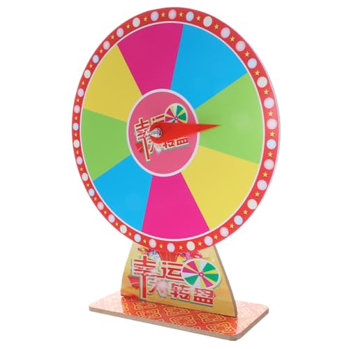 Supvox -Plattenspieler Riesenspiele Partyspiel Rad Gewinnspielrad Schicksalsrad Party -preisträger Preisrad Trocken Abwischbar Belohnungsrad Rad Ziehen Tischspielrad Schaum von Supvox