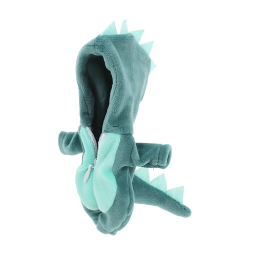 Supvox Puppen-Dinosaurier-Kleidung Austauschbare Puppenkleidung Puppenoveralls Kompaktes Puppenkostüm Puppenkleidung Dekoratives Puppendekor Puppenzubehör Light Green Stoff von Supvox