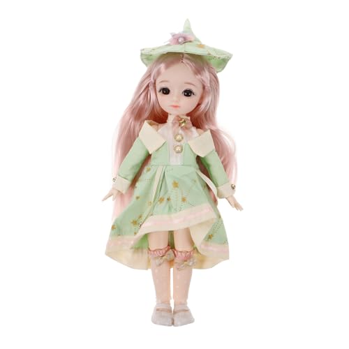 Supvox Puppen Hat Anime Puppe Puppenkörper Puppenkleidung Prinzessinnenpuppe Kugelgelenkpuppe Ufdoll Kugelgelenkpuppen Kawaii Puppe Amerikanische Puppe Süße Puppe Perückenpuppe Plastik von Supvox
